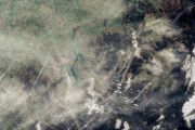 Earth from Space: Clouds or snow?