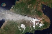 Earth from Space: ‘Angry husband’ eruption