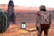 Producing fuel on Mars using astronaut wastewater