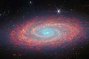 Webb highlights spiral arms of galaxy NGC 2090 in infrared detail