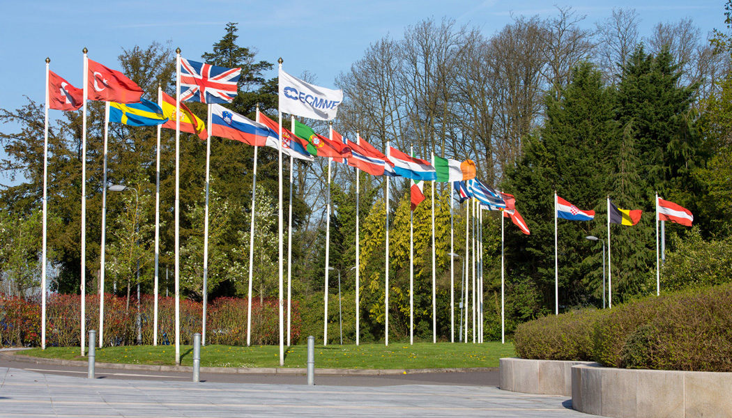 ecmwf member state flags headquarters web